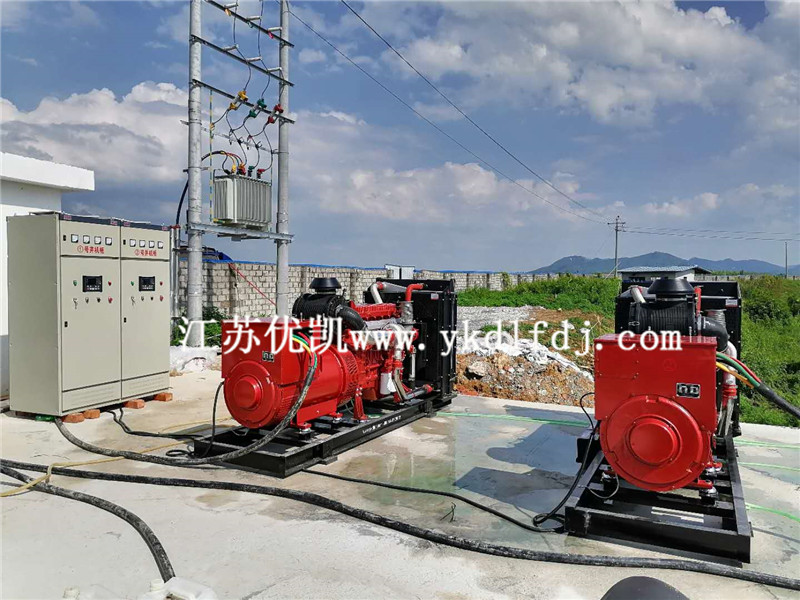 2020年7月24日，400KW玉柴聯合動力發電機組兩臺并機交付廣西某工廠使用