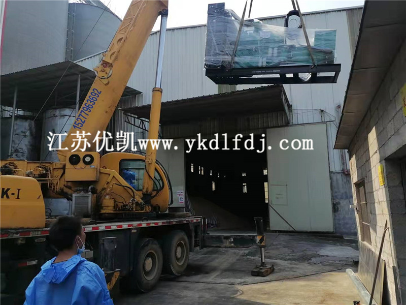 2021年9月10日，重慶康明斯550KW柴油發電機組交付廣西某畜牧業公司使用