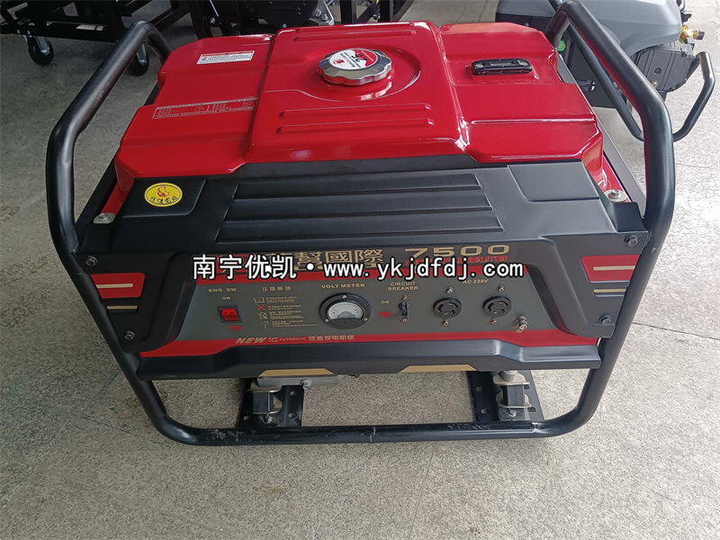 2024年9月12日，客戶到店自提6.5KW汽油發電機組