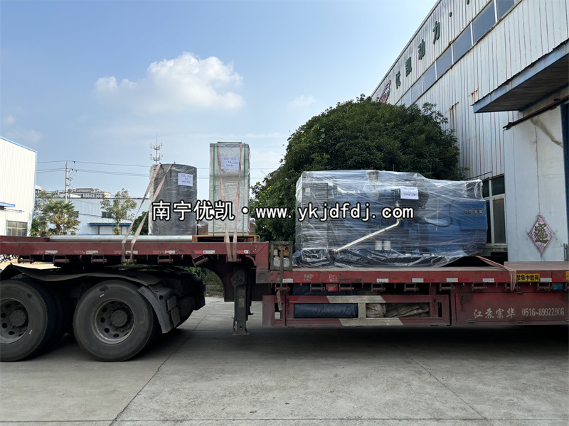 2024年9月18日，梧州藤縣項目315kw玉柴發電機組裝車發貨