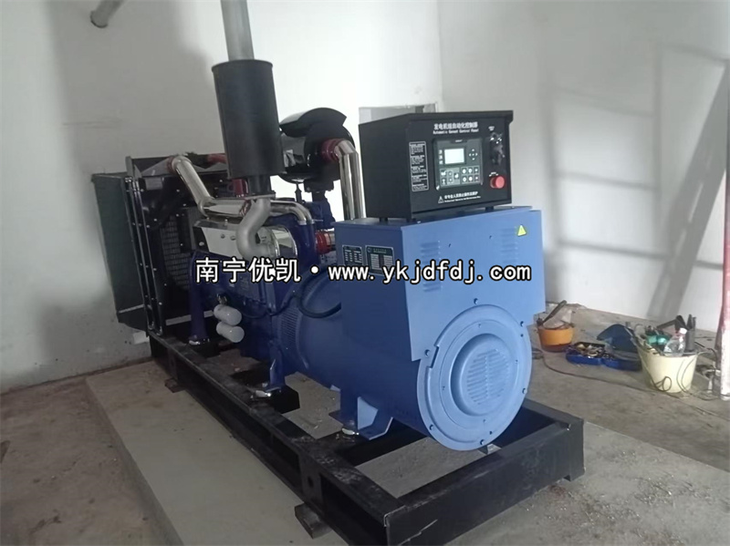 2025年10月30日，防城港項目300kw柴油發電機組安裝完成并試機